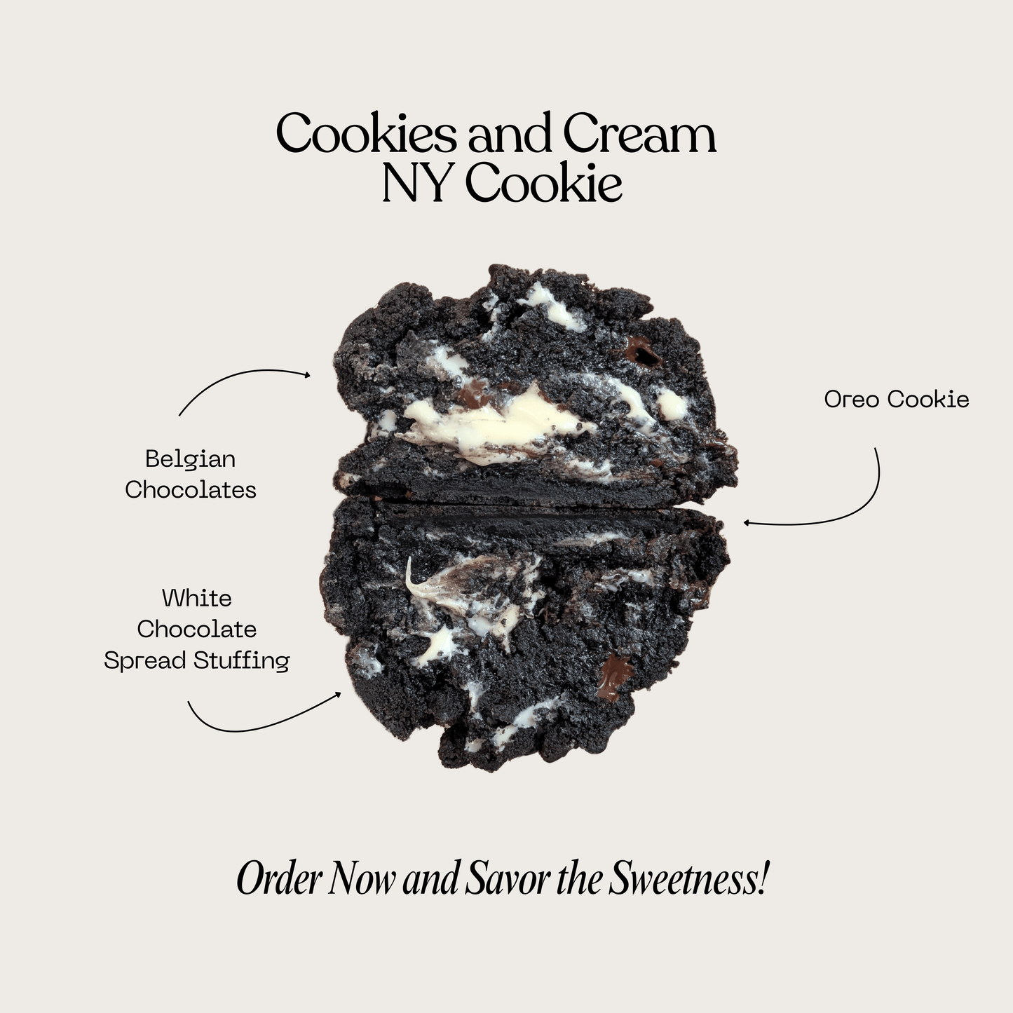Cookies and Cream New York Cookie