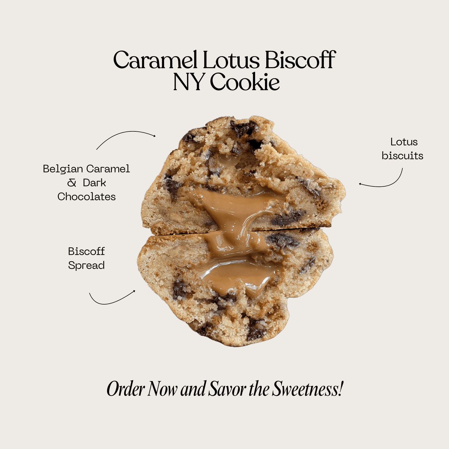Caramel Lotus Biscoff New York Cookie