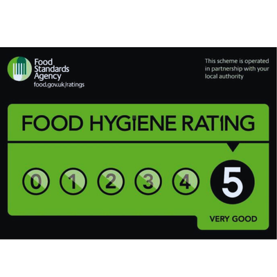Food Hygiene Rating 5 out of 5