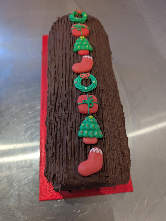 Christmas Brownie Yule Log! Deliver on 23rd Dec