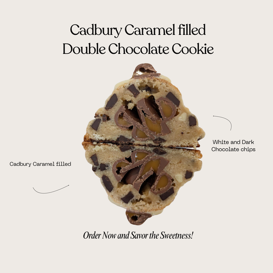 Cadbury Caramel filled Double Chocolate Cookie